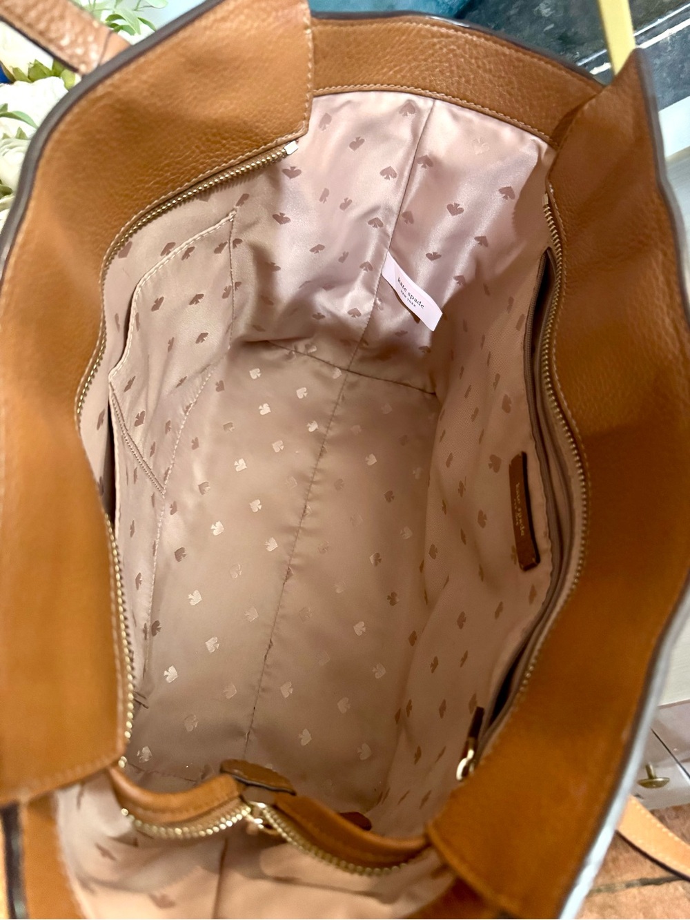 Kate Spade New York Jackson Med Satchel (Gingerbread) pebbled leather - Picture 12 of 12